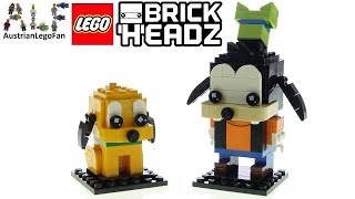 YouTube Thumbnail LEGO Brickheadz 40378 Goofy &amp; Pluto - Lego Speed Build Review