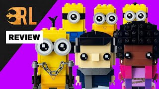 YouTube Thumbnail LEGO Minions BrickHeadz REVIEW 40420 &amp; 40421