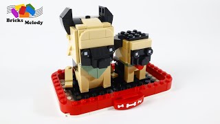 YouTube Thumbnail LEGO BrickHeadz 40440 German Shepherds - Lego Speed Build Review
