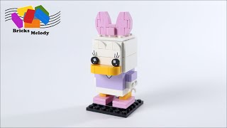 YouTube Thumbnail LEGO BrickHeadz 40476 Daisy Duck - Bricks Melody Speed Build