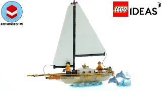 YouTube Thumbnail LEGO Ideas 40487 Sailboat Adventures Speed Build