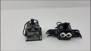 YouTube Thumbnail Lego 40493 Haunted House and Spider | Slightly Late | GHMBricks review