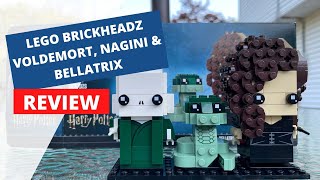 YouTube Thumbnail LEGO 40496 BRICKHEADZ Voldemort, Nagini &amp; Bellatrix Review