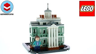 YouTube Thumbnail LEGO 40521 Mini Disney The Haunted Mansion Speed Build