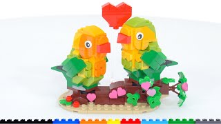 YouTube Thumbnail LEGO Valentine Lovebirds set 40522 review! Absolutely charming and a good value