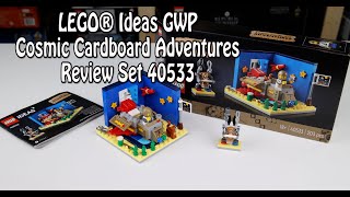 YouTube Thumbnail Review LEGO Cosmic Cardboard Adventures (Ideas GWP-Set 40533)