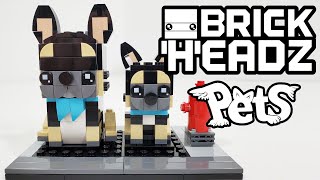 YouTube Thumbnail LEGO BrickHeadz Review: 40544 French Bulldog &amp; Puppy (2022 Set) Pets!