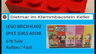 YouTube Thumbnail LEGO BRICKHEADZ ///SPICE GIRLS\\\\  Aufbau der Girl Band aus UK! 40548!!