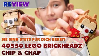 YouTube Thumbnail Stets für dich bereit! Chip &amp; Chap BRICKHEADZ LEGO® 40550 #163 #164