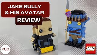 YouTube Thumbnail Lego Avatar Review: Jake Sully and His Avatar Brickheadz, Lego Set 40554