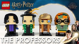 YouTube Thumbnail LEGO Harry Potter Professors of Hogwarts BrickHeadz (40560) Review