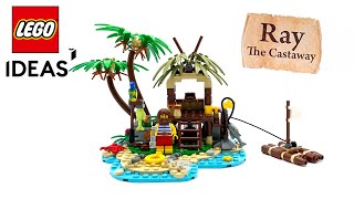 YouTube Thumbnail LEGO IDEAS Ray the Castaway (40566) - Speed build