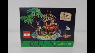 YouTube Thumbnail Gestrandet auf einer einsamen Insel - Review des Lego 40566 Ray the Castaway Sets