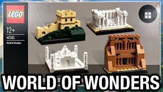 YouTube Thumbnail Neues Architecture GWP 2023! 🏛 | LEGO 40585 World of Wonders | LEGO News