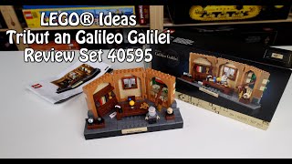 YouTube Thumbnail Review LEGO Tribut an Galileo Galilei (Ideas Set 40595)