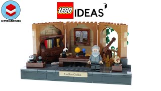 YouTube Thumbnail LEGO Ideas 40595 Tribute to Galileo Galilei – LEGO Speed Build Review