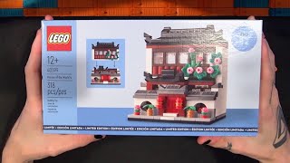 YouTube Thumbnail LEGO Gift With Purchase Houses Of The World 4 40599 Build and Review!