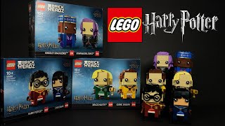YouTube Thumbnail LEGO Harry Potter Summer 2023 BRICKHEADZ FULL WAVE REVIEW! (40616, 40617, 40618)