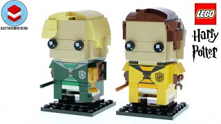 YouTube Thumbnail LEGO Harry Potter Brickheadz 40617 Draco Malfoy &amp; Cedric Diggory - LEGO Speed Build Review