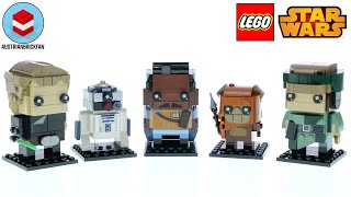 YouTube Thumbnail LEGO Star Wars Brickheadz 40623 Battle of Endor Heroes - LEGO Speed Build Review