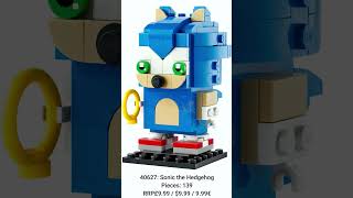 YouTube Thumbnail Lego Sonic The Hedgehog 40627 &amp; 40628 Sonic the Hedgehog &amp; Miles Tails Prower BrickHeadz Reveal