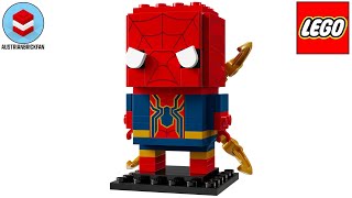 YouTube Thumbnail LEGO Marvel 40670 Iron Spider Man Brickheadz – LEGO Speed Build Review