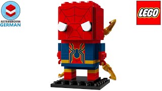 YouTube Thumbnail LEGO Marvel Brickheadz 40670 Iron Spider Man Brickheadz – LEGO Speed Build Review