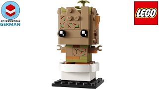 YouTube Thumbnail LEGO Marvel 40671 Groot im Topf – LEGO Speed Build Review