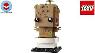 YouTube Thumbnail LEGO Marvel 40671 Potted Groot – LEGO Speed Build Review