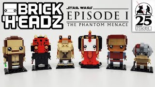 YouTube Thumbnail LEGO BrickHeadz Review: 40676 The Phantom Menace (2024 Set) 25th Anniversary!