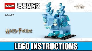 YouTube Thumbnail LEGO Instructions - BrickHeadz - Wizarding World - 40677 - Prisoner of Azkaban - Stag Patronus
