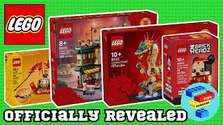 YouTube Thumbnail Lego Chinese New year sets For 2024 Officially Revealed | WOW !!! INSANE BUILDS !!! #lego #2024