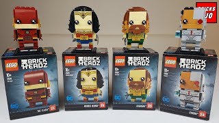 YouTube Thumbnail LEGO BrickHeadz 21-24 The Flash, Wonder Woman, Aquaman, Cyborg (41598,41599,41600,41601)