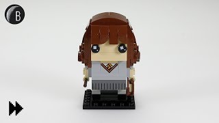 YouTube Thumbnail LEGO 41616 - Hermione Granger - Brickheadz - Speed Build Review