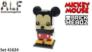 YouTube Thumbnail Lego Mickey Mouse Brickhead - Lego Brickheadz 41624 - Lego Speed Build Review