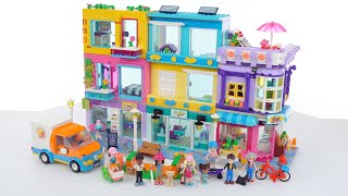 YouTube Thumbnail LEGO Friends Main Street Building 41704 review!