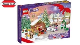 YouTube Thumbnail LEGO Friends Advent Calendar 2022 unboxing &amp; Speed Build - LEGO Friends 41706