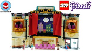 YouTube Thumbnail LEGO Friends 41714 Andrea&#39;s Theater School Speed Build