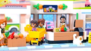 YouTube Thumbnail Lego Friends Organic Grocery Store 🍊 build &amp; review