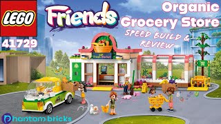 YouTube Thumbnail LEGO Friends Organic Grocery Store 41729 Speed Build &amp; Review #lego #legofriends #legospeedbuild