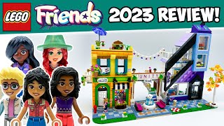 YouTube Thumbnail Downtown Flower and Design Stores EARLY 2023 Review! LEGO Friends Set 41732