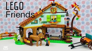 YouTube Thumbnail LEGO Friends - Autumns Reitstall -  Horse Stable - 41745 - Stop Motion - Unboxing