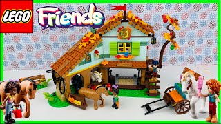 YouTube Thumbnail LEGO Friends - Autumns Reitstall -  Horse Stable - 41745 - Stop Motion - Unboxing