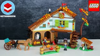 YouTube Thumbnail LEGO Friends 41745 Autumn&#39;s Horse Stable - LEGO Speed Build Review