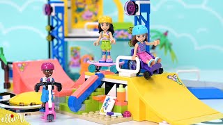 YouTube Thumbnail Heartlake City Skate Park 🛹 Lego Friends build &amp; review