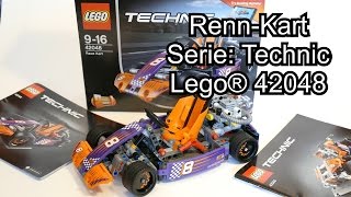 YouTube Thumbnail LEGO Race-Kart (Set 42048 Technic Test Review deutsch german 4K)