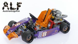 YouTube Thumbnail Lego Technic 42048 Race Kart - Lego Speed Build Review