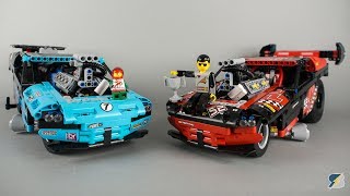 YouTube Thumbnail Lego 42050 Drag Racer upgraded - real wheelies!