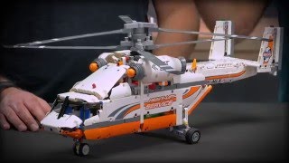 YouTube Thumbnail Heavy Lift Helicopter - LEGO Technic - Designer Video 42052