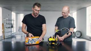 YouTube Thumbnail Behind The Design: LEGO® Technic 42053 Volvo EW160E